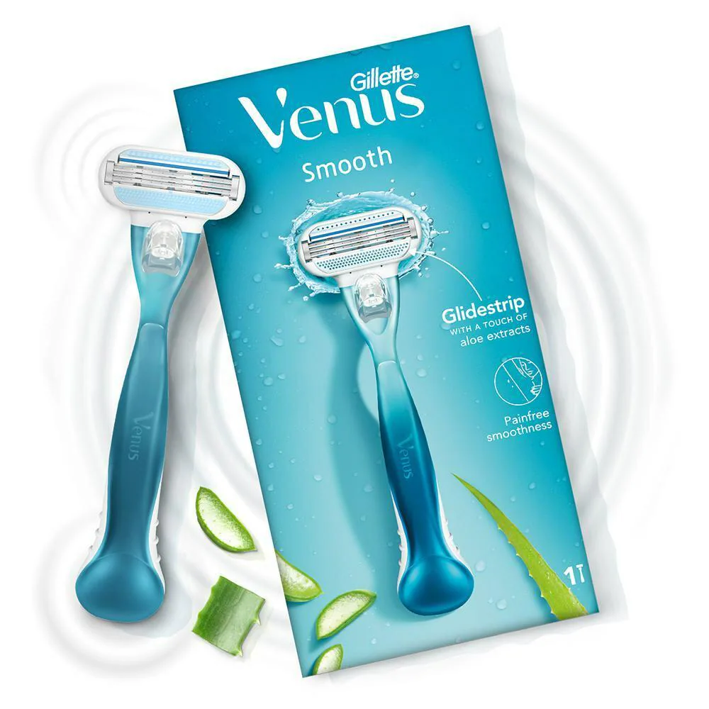 Buy Gillette Venus Women Razor with Aloe Glide Strips Online at