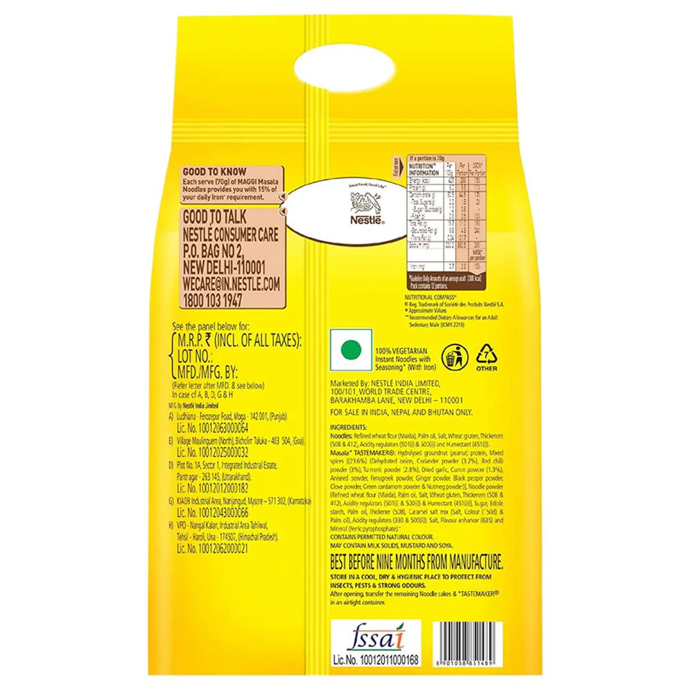 magmeiさん専用② Buy Maggi 2-Minute Masala Instant Noodles 840 g Online at Best