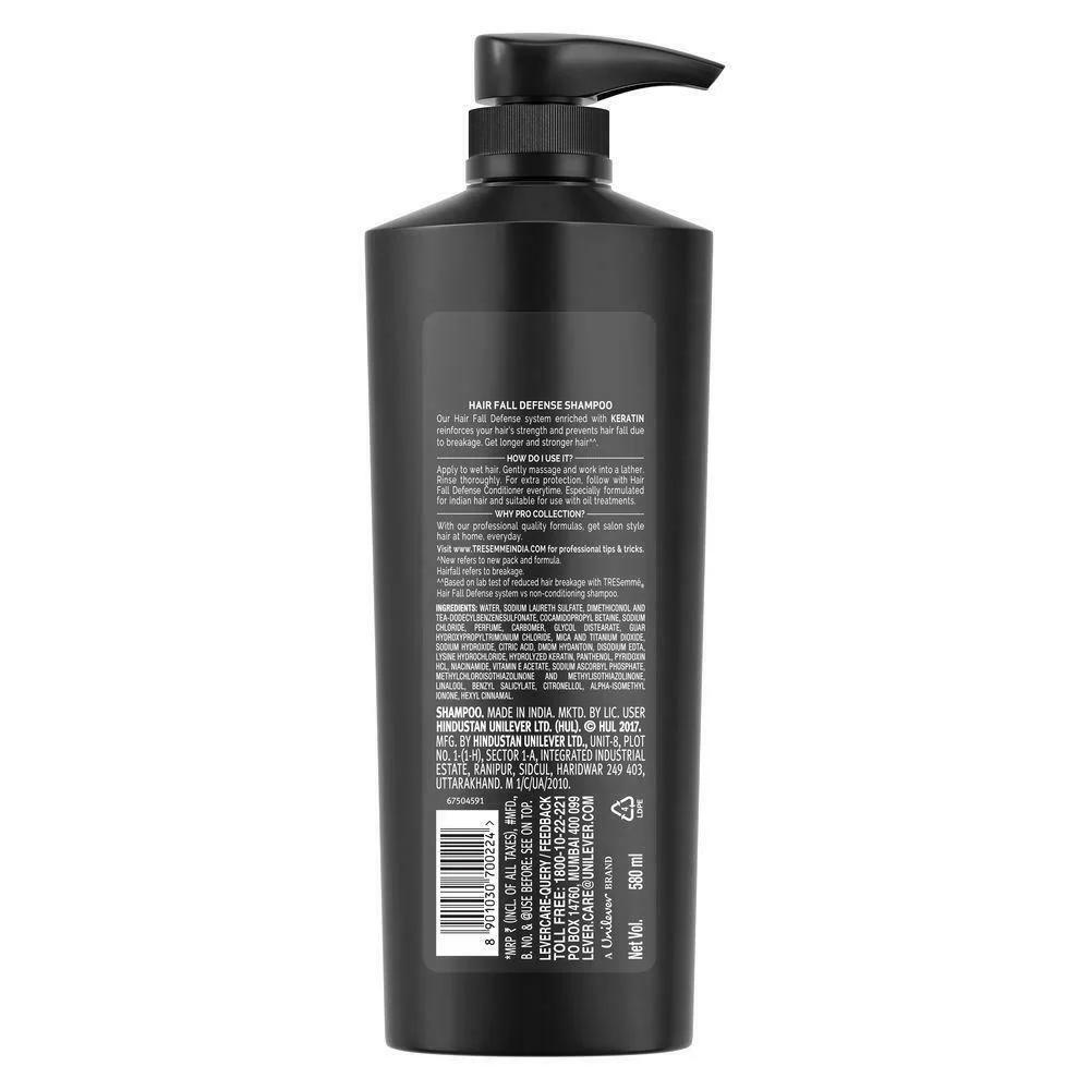 Buy Tresemme Hair Fall Defense Shampoo 580 ml Online at Best