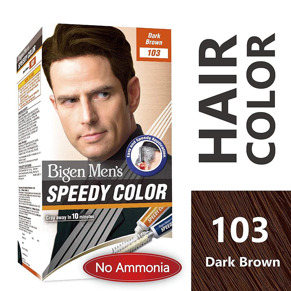 Buy Bigen Men's Speedy Color, Dark Brown (103) 80 g Online at Best