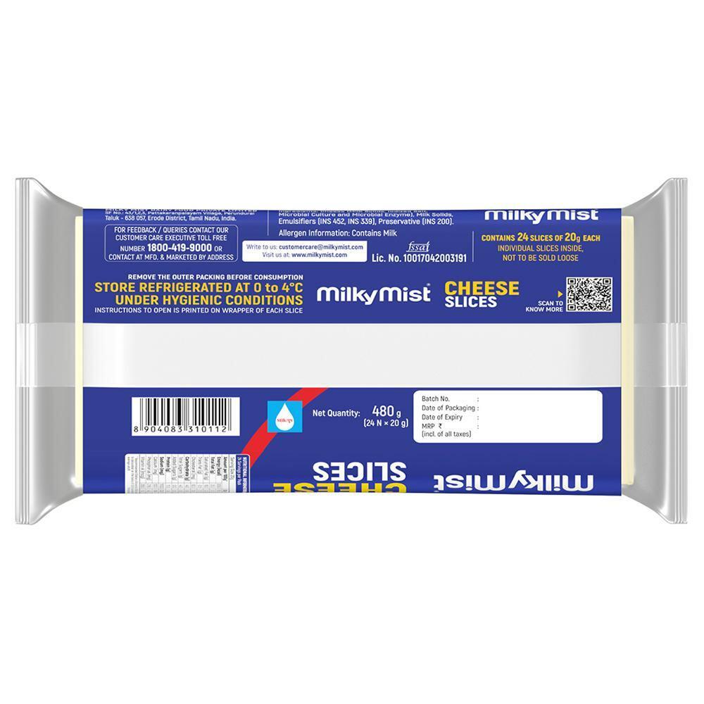 Buy Milky Mist Cheese Slices 480 g (Pack) Online at Best Prices in