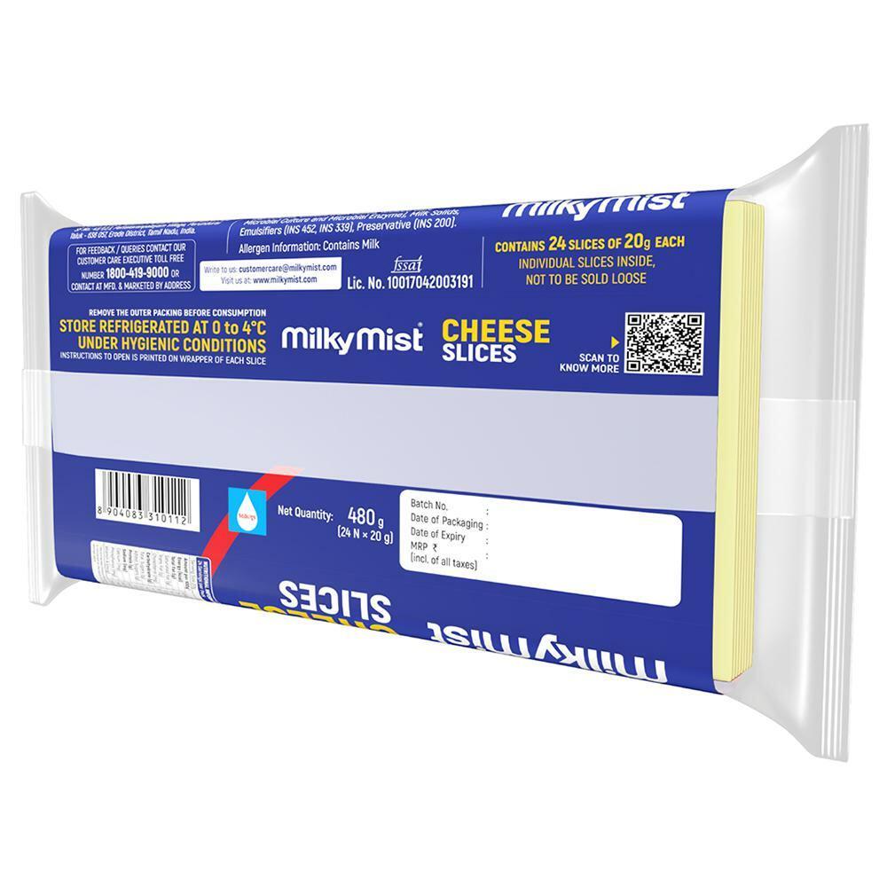 Buy Milky Mist Cheese Slices 480 g (Pack) Online at Best Prices in