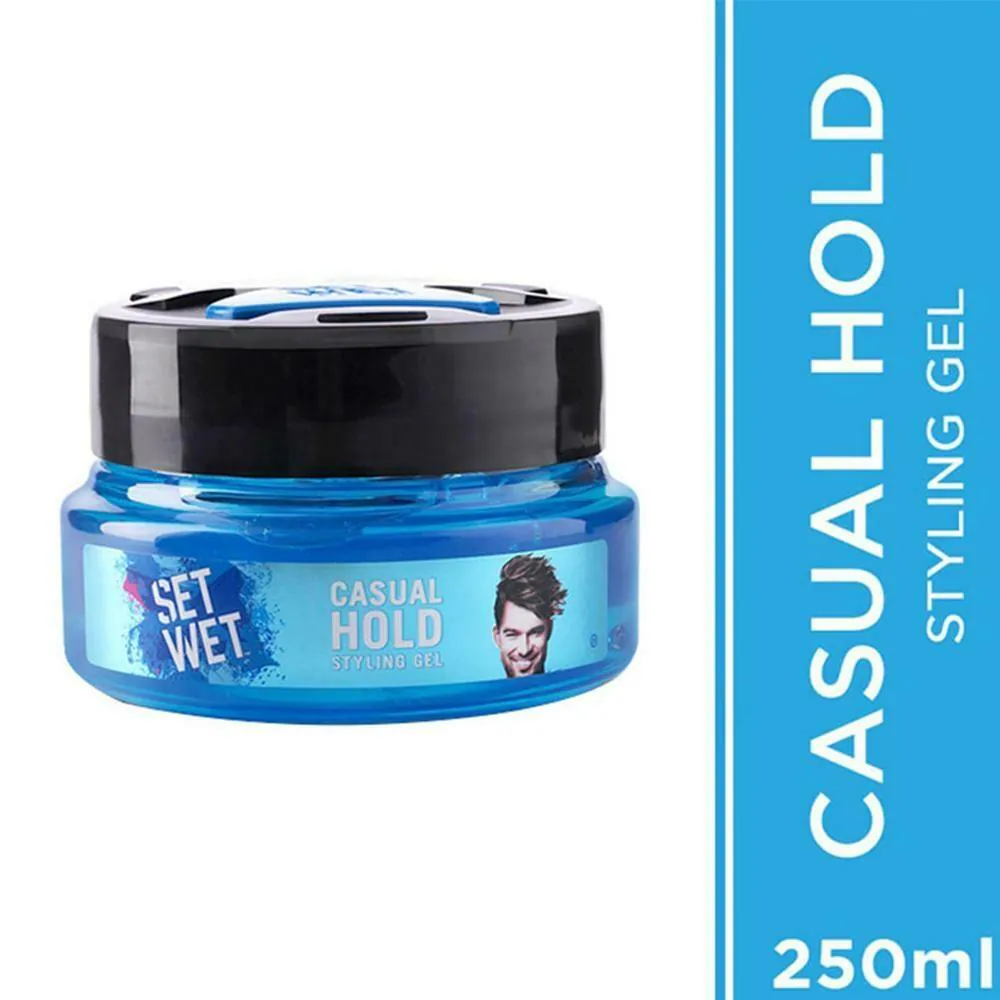 Set Wet Casual Hold Styling Hair Gel 250 ml - JioMart