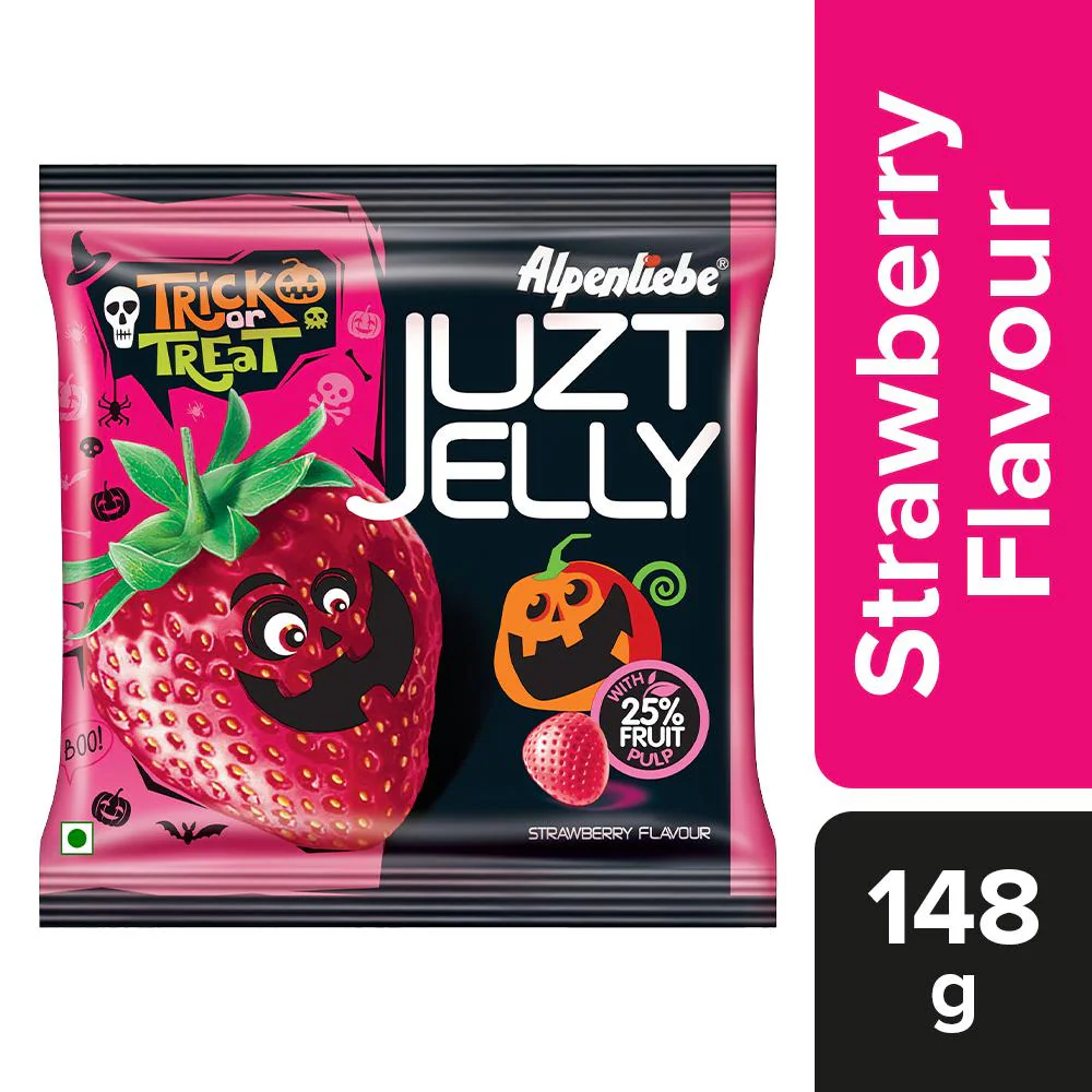Buy Alpenliebe Strawberry Juzt Jelly 148 g (Pack of 40) Online at