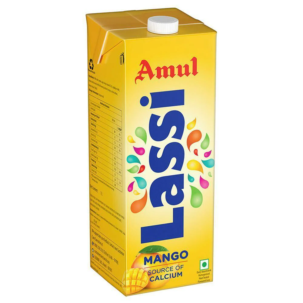 Amul Mango Lassi 1 L (Tetra Pak)