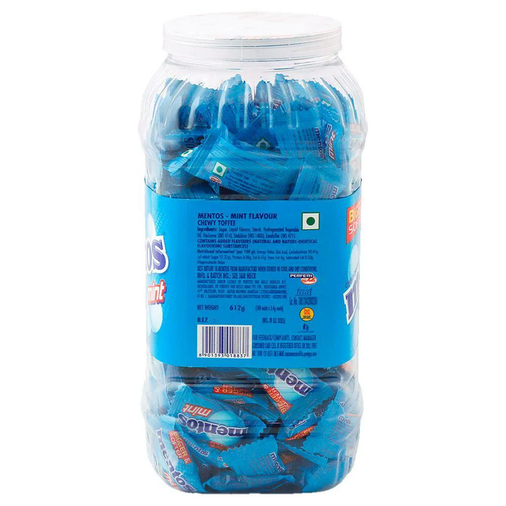 Buy Mentos Mint Chewy Dragees 612 g Online at Best Prices in India