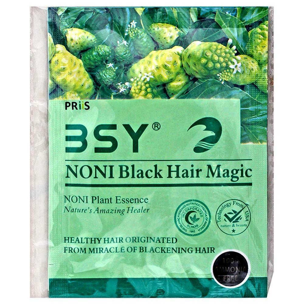 BSY Noni Black Hair Magic Dye Shampoo 20 ml - JioMart