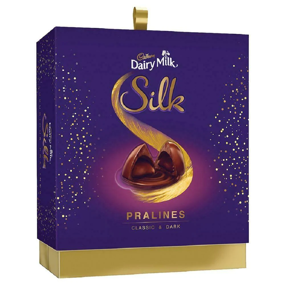 Cadbury Dairy Milk Silk Classic Dark Pralines 11 g (16 pcs) - JioMart