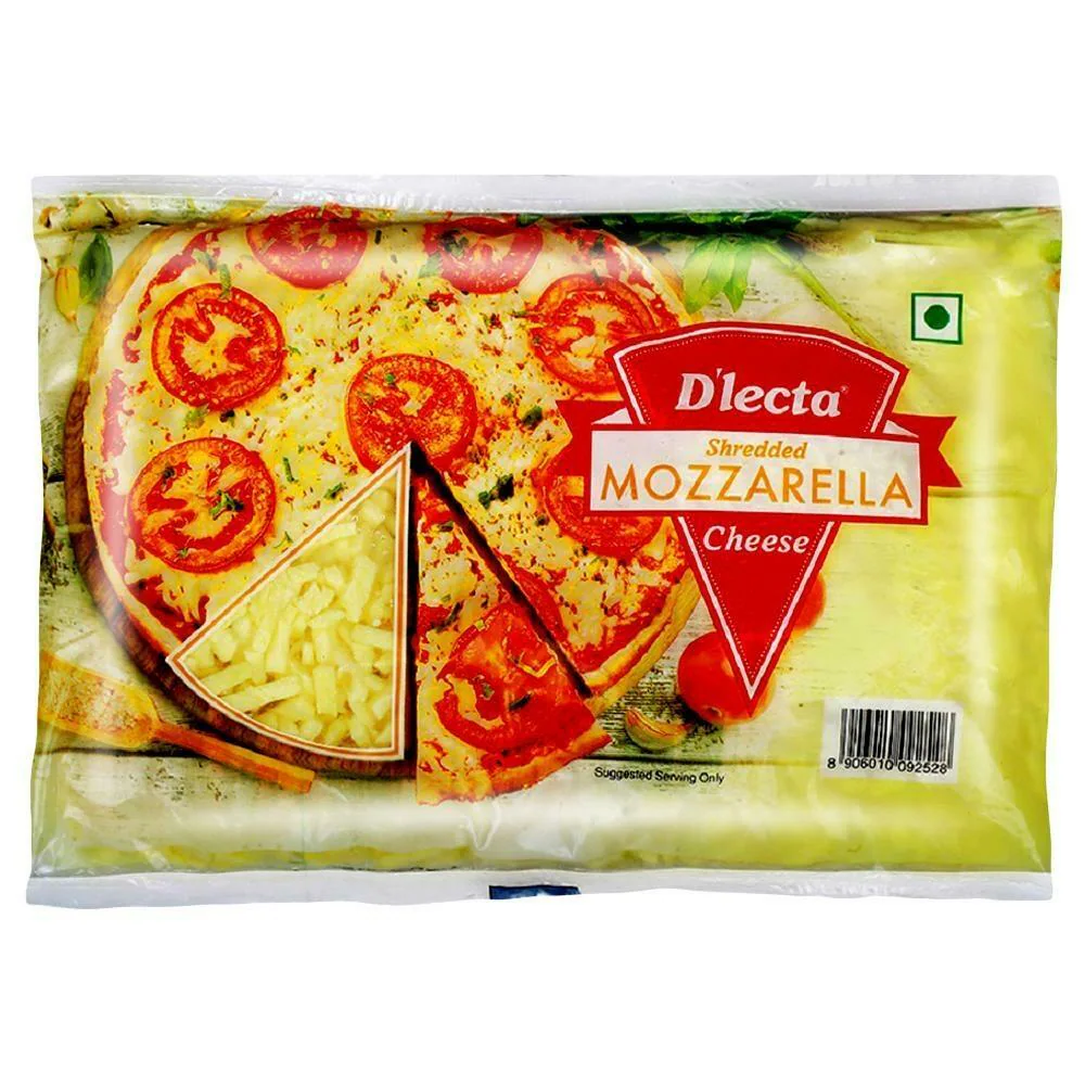 Buy D'lecta Mozzarella Shredded Cheese 500 g (Pouch) Online at