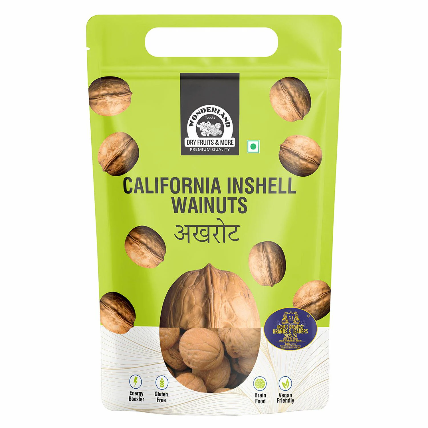 Buy Wonderland Foods Premium California Inshell Whole Walnuts 500