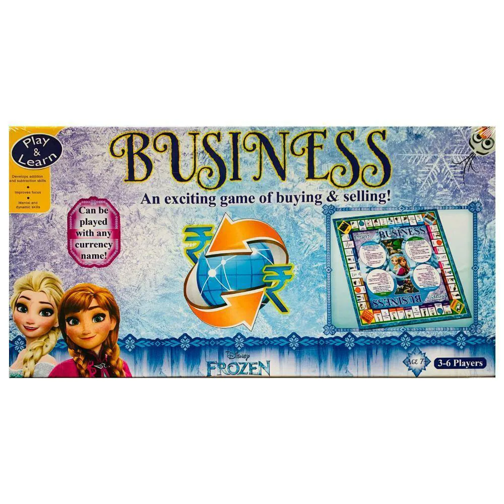 Disney Frozen Business Board Game (7+ yrs) - Design/colour may vary