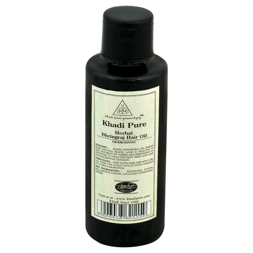 Khadi Pure Herbal Bhringraj Hair Oil 210 ml - JioMart