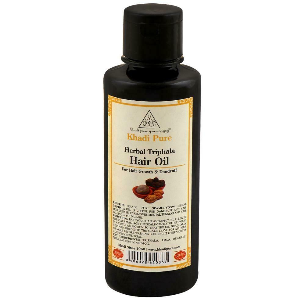 Khadi Pure Herbal Triphala Hair Oil 210 ml - JioMart