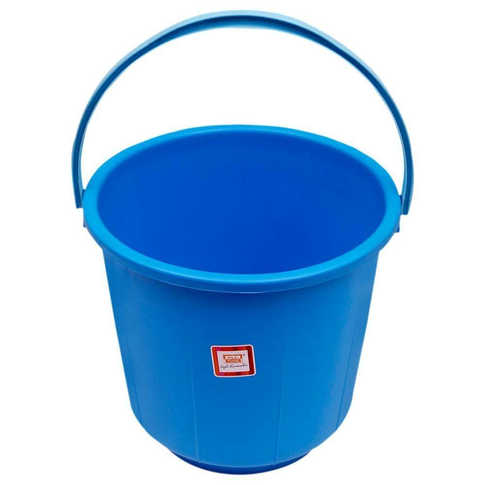 Buy All Time Plastics Strip Blue Plastic Bucket with Handle 16 L