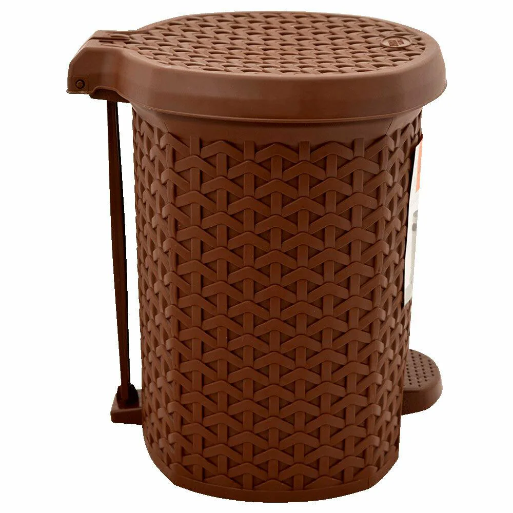 Buy Jaypee Plus Dispose All Brown Plastic Pedal Dustbin 5 L Online