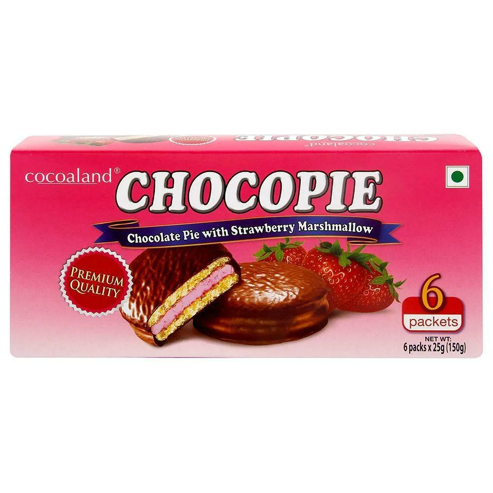 Buy Cocoaland Chocopie Chocolate Pie with Strawberry Marshmallow