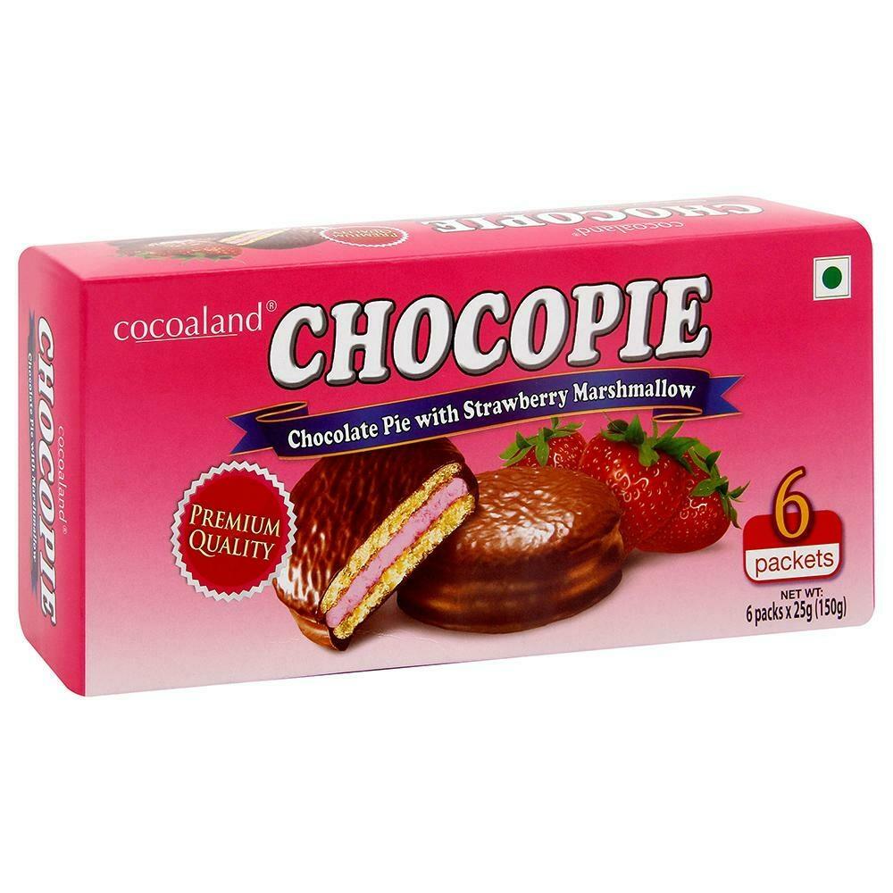 Buy Cocoaland Chocopie Chocolate Pie with Strawberry Marshmallow
