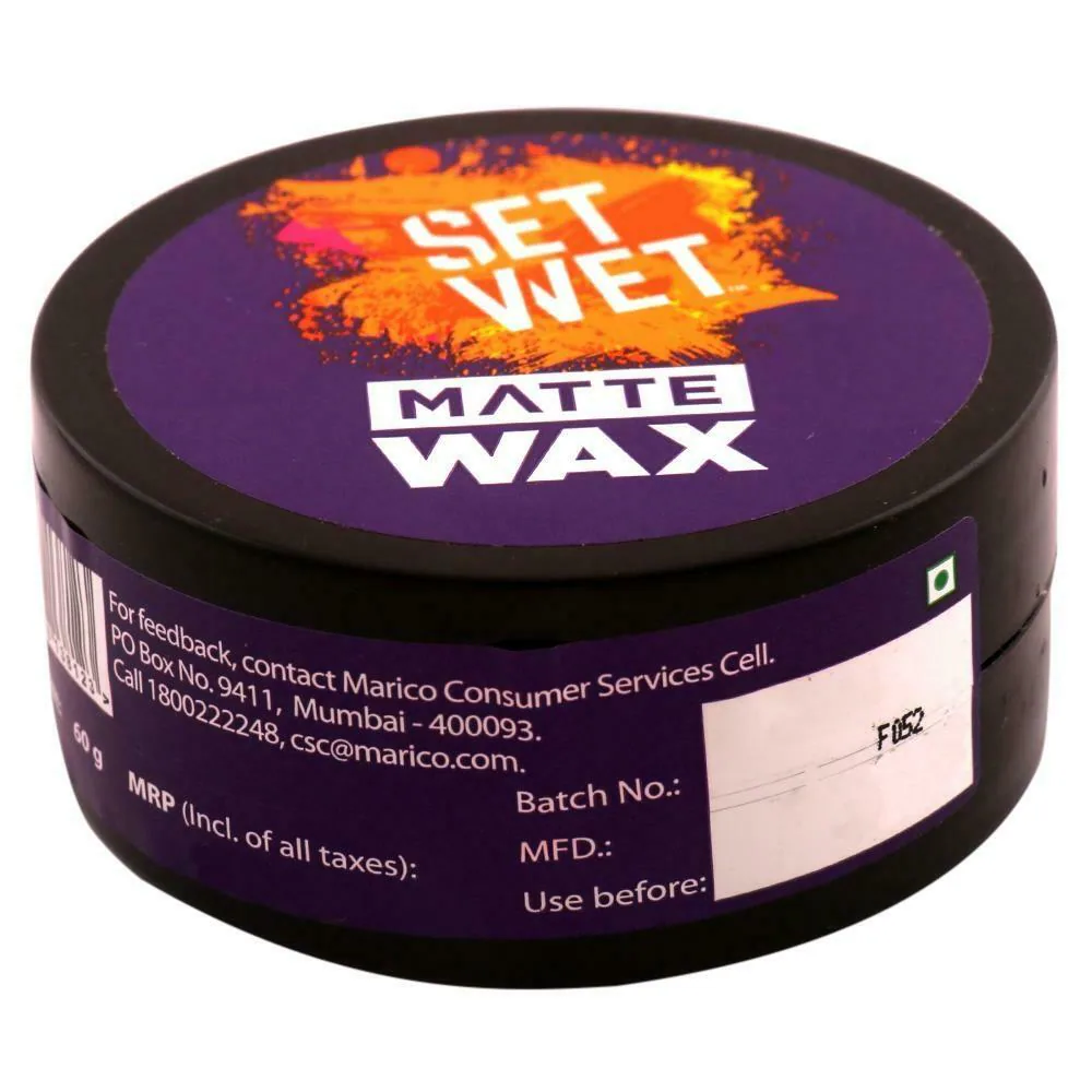Set Wet Matte Hair Wax 60 g - JioMart