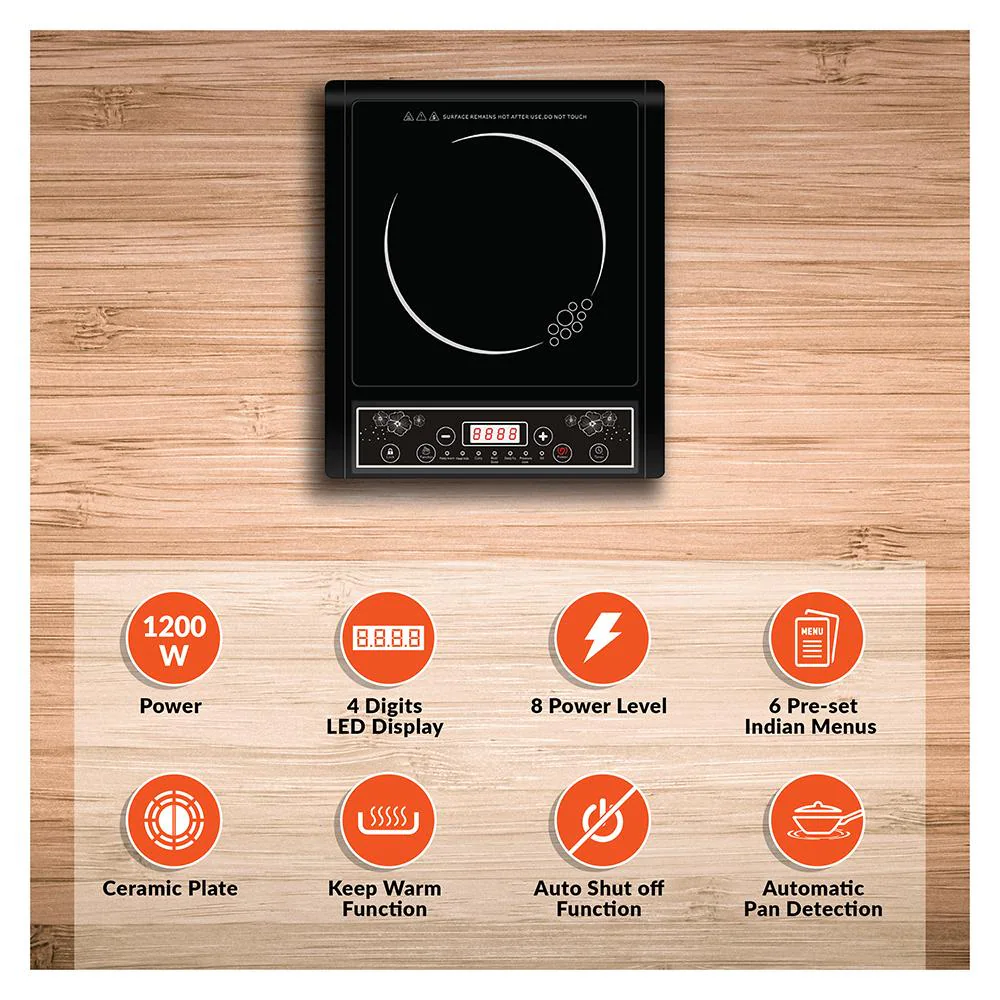 Reconnect 1200 Watts Induction Cooktop RK2201 