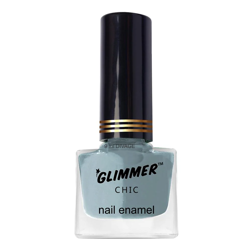 Glimmer Chic Nail Enamel, Ice Grey (B85) 9 ml - JioMart