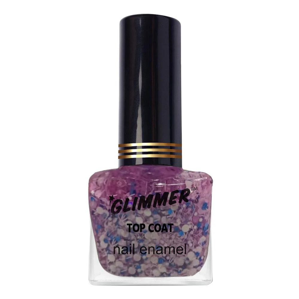 Buy Glimmer Top Coat Nail Enamel, Cookie & Cream (198S) 9 ml