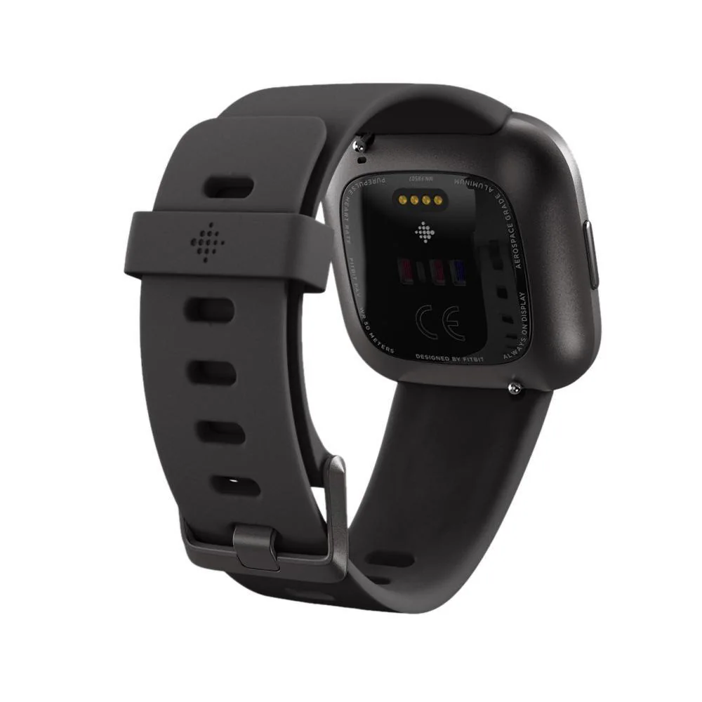 Fitbit Versa 2 Smart Watch, Black/Carbon Aluminium - JioMart