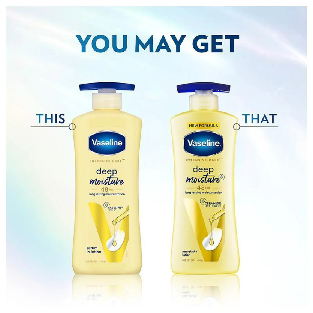 Buy Vaseline Intensive Care Deep Moisture Body Lotion 600 ml