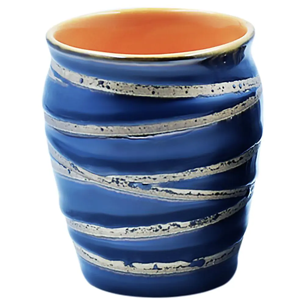 Alive Craft Assorted Colour Ceramic Kulhar 220 ml - Design / Colour may vary