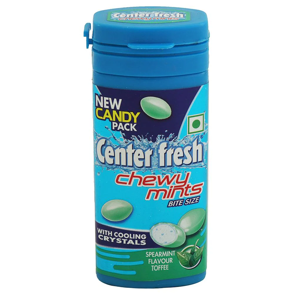 Buy Center Fresh Spearmint Chewy Mints with Cooling Crystal 33 g