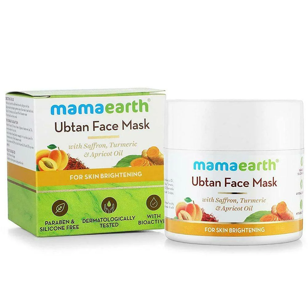 Mamaearth Ubtan Face Mask 100 g - BEST FACE MASKS IN INDIA