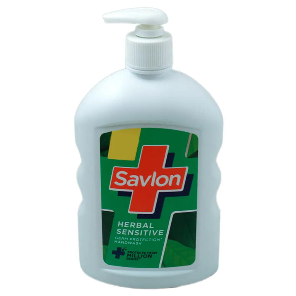Buy Savlon Herbal Sensitive Germ Protection Handwash 500 ml Online