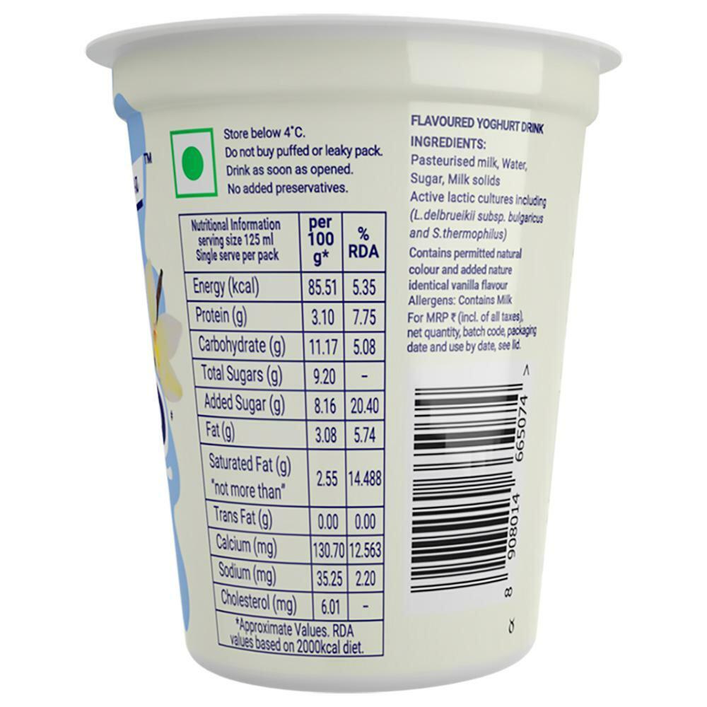 Buy Mamie Yova Yo Pop Vanilla Flavoured Yoghurt Drink 125 ml