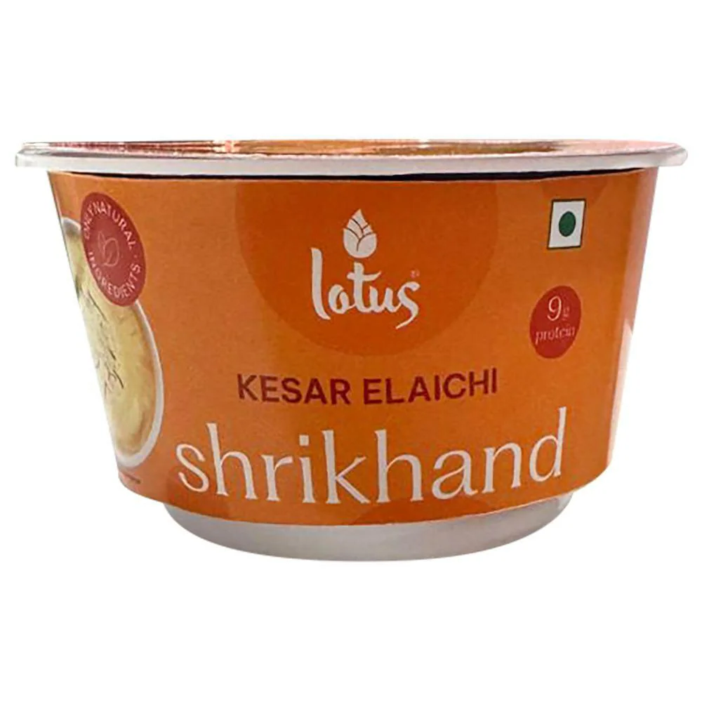 Buy Lotus Kesar and Elaichi Shrikhand 80 g (Cup) Online at Best