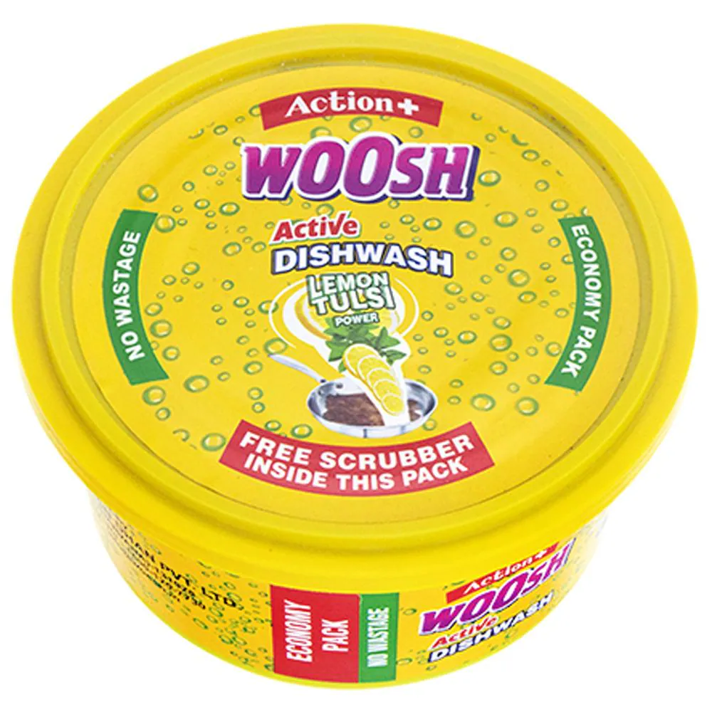 Woosh Action + Lemon Tulsi Dishwash Bar 700 g