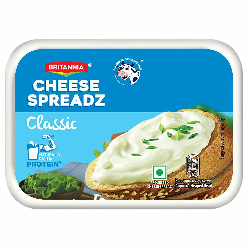 Buy Britannia Classic Cheese Spreadz 100 g (Container) Online at