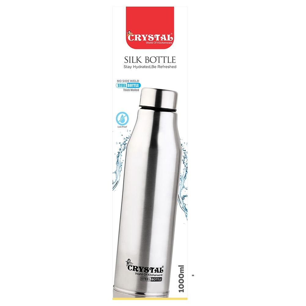 Crystal Silk Stainless Steel Water Bottle 1 L - JioMart