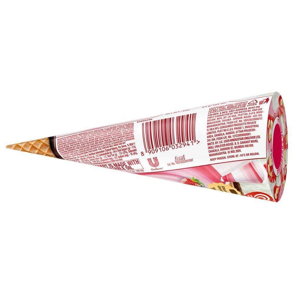 Buy Kwality Walls Cornetto Strawberry Vanilla Ice Cream Cone 105