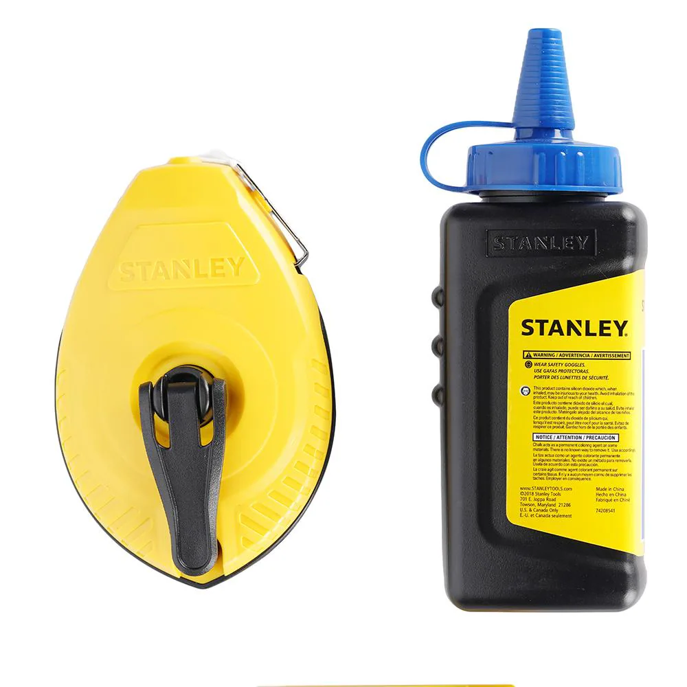 Buy Stanley W Blue Plastic Chalk Line Set 30 m (STHT47443-8