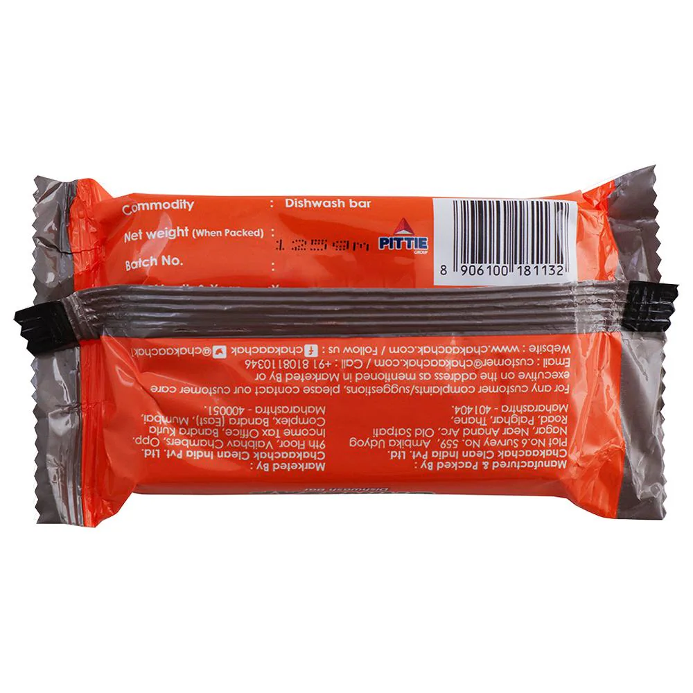 Buy Chakaachak Shinezap Neem and Wood Ash Dishwash Bar 125 g