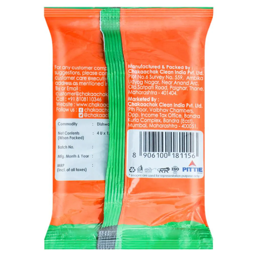 Buy Shinezap Lemon & Neem Dishwasher Bar 4u X 125 g Online at Best