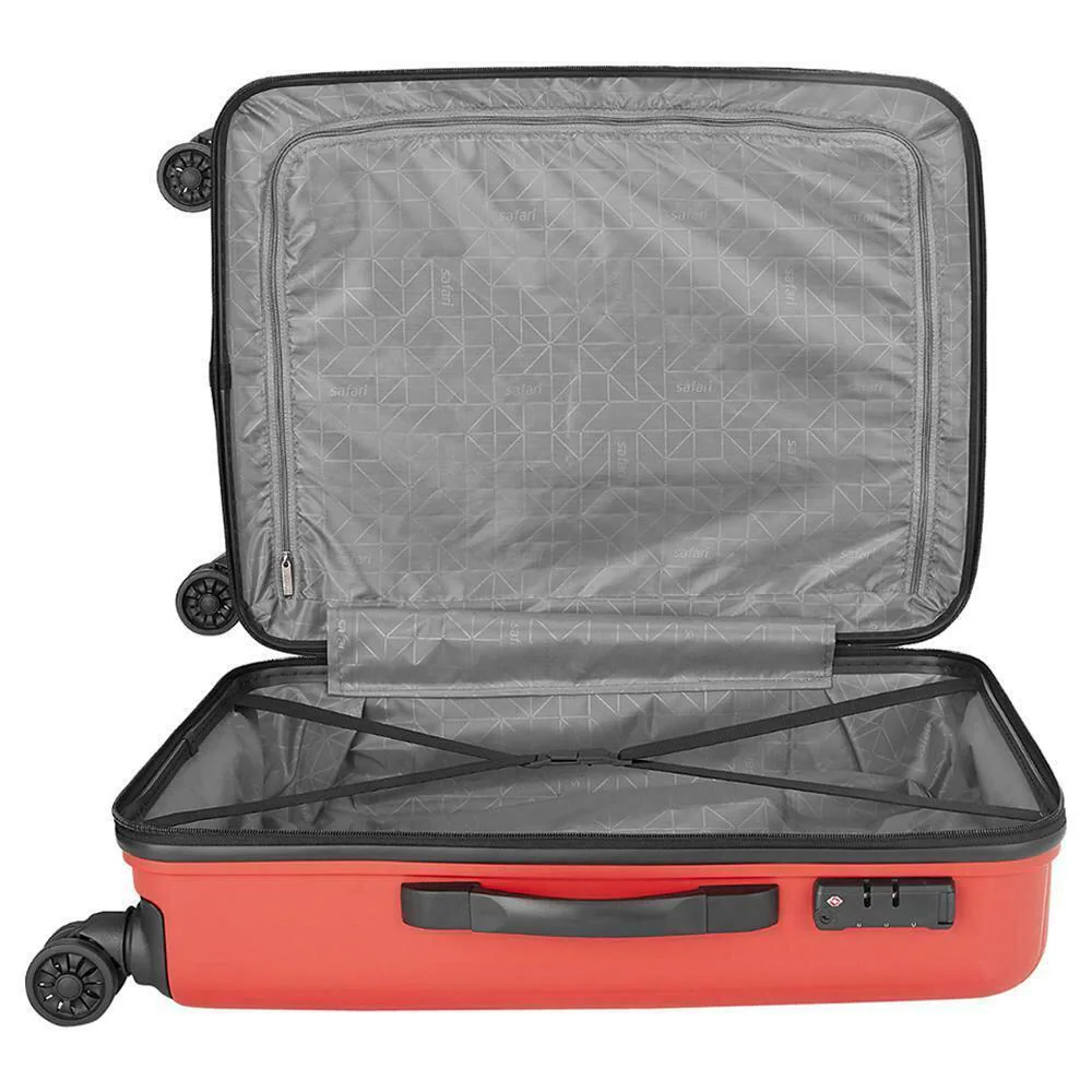 Buy Safari Red Xylo Polypropylene Hard Trolley 66 cm Online at