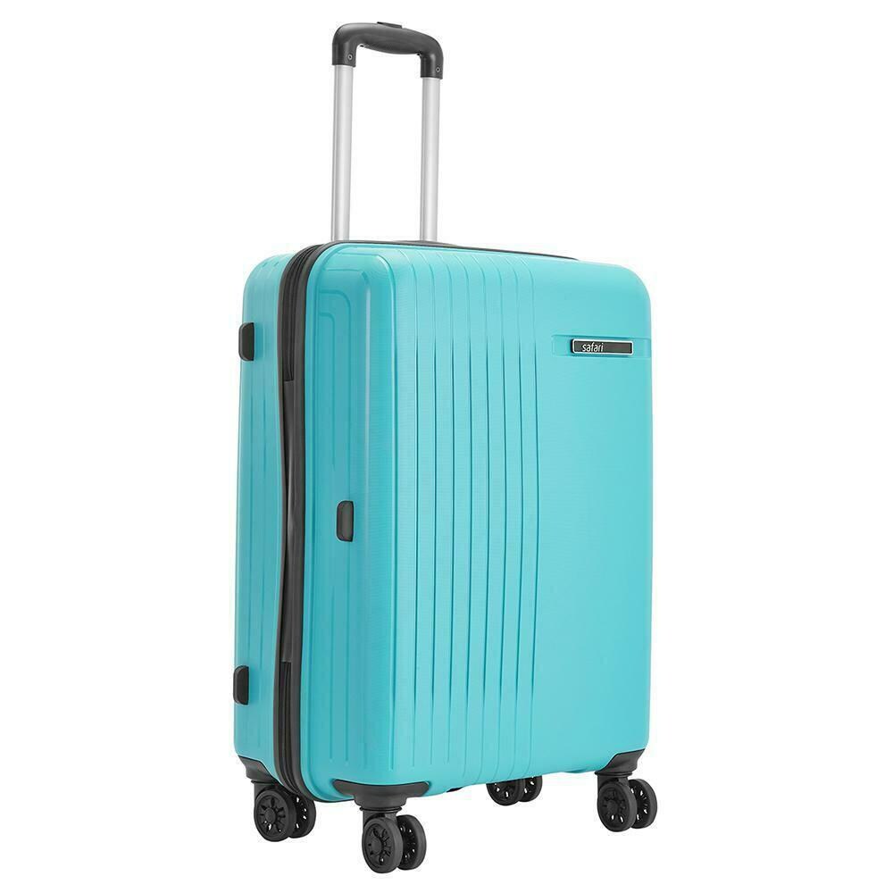 Buy Safari Cyan Xylo Polypropylene Hard Trolley 66 cm Online at