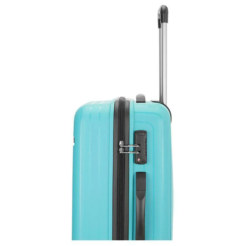 Buy Safari Cyan Xylo Polypropylene Hard Trolley 66 cm Online at
