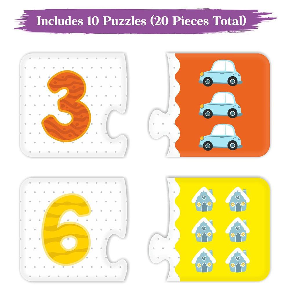 Buy Webby Counting Numbers 2 Pieces Jigsaw Puzzle, Montessori