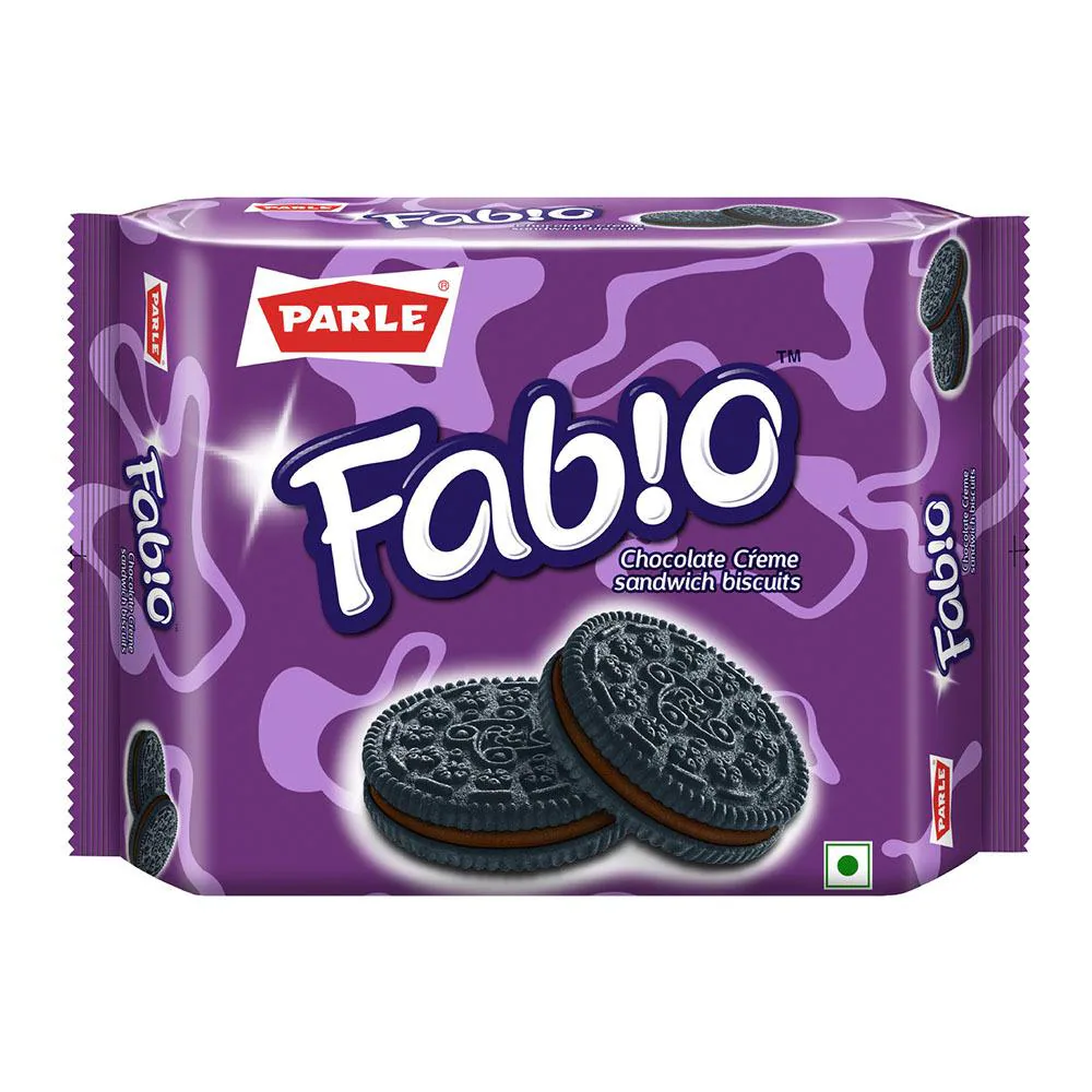 Parle Fabio Chocolate Creme Sandwich Biscuits 255g