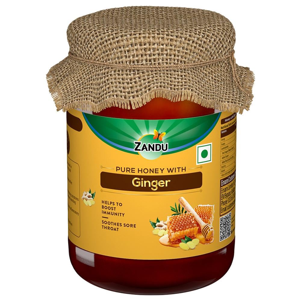 HONEY☆ zandu-pure-honey-with-ginger-