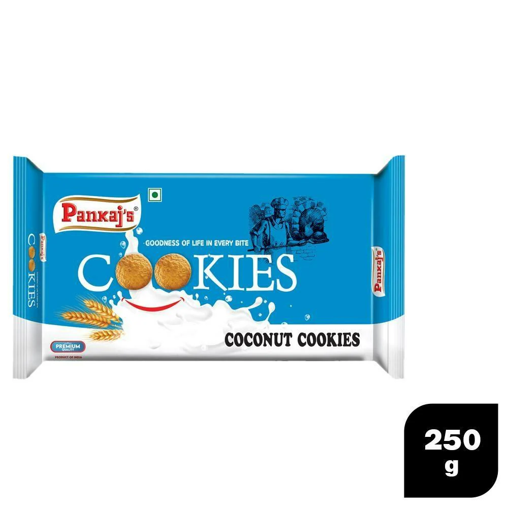 Buy Pankaj Coconut Cookies 250 g Online at Best Prices in India