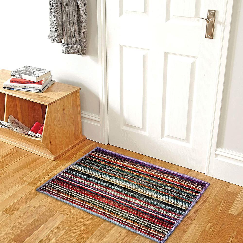 Buy Status Multipurpose Polyester Mat Set | 38x58 cm | Set of 4