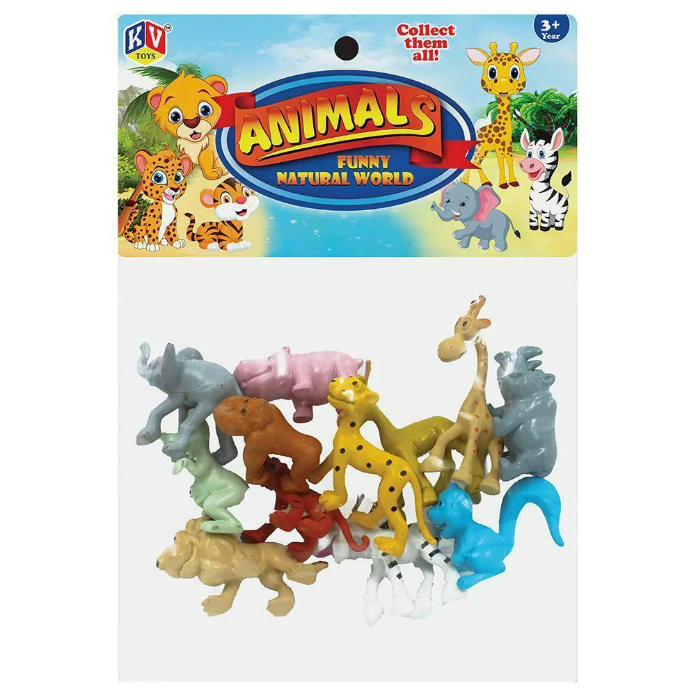 Buy K.V.Impex Funny Animal Toy Set of 12 Online at Best Prices in