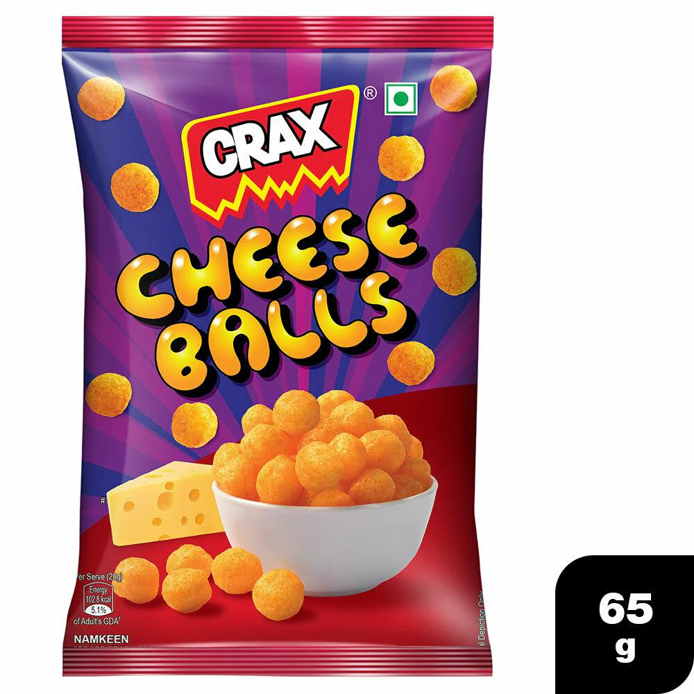 Buy Crax Cheese Balls 65 g Online at Best Prices in India - JioMart.